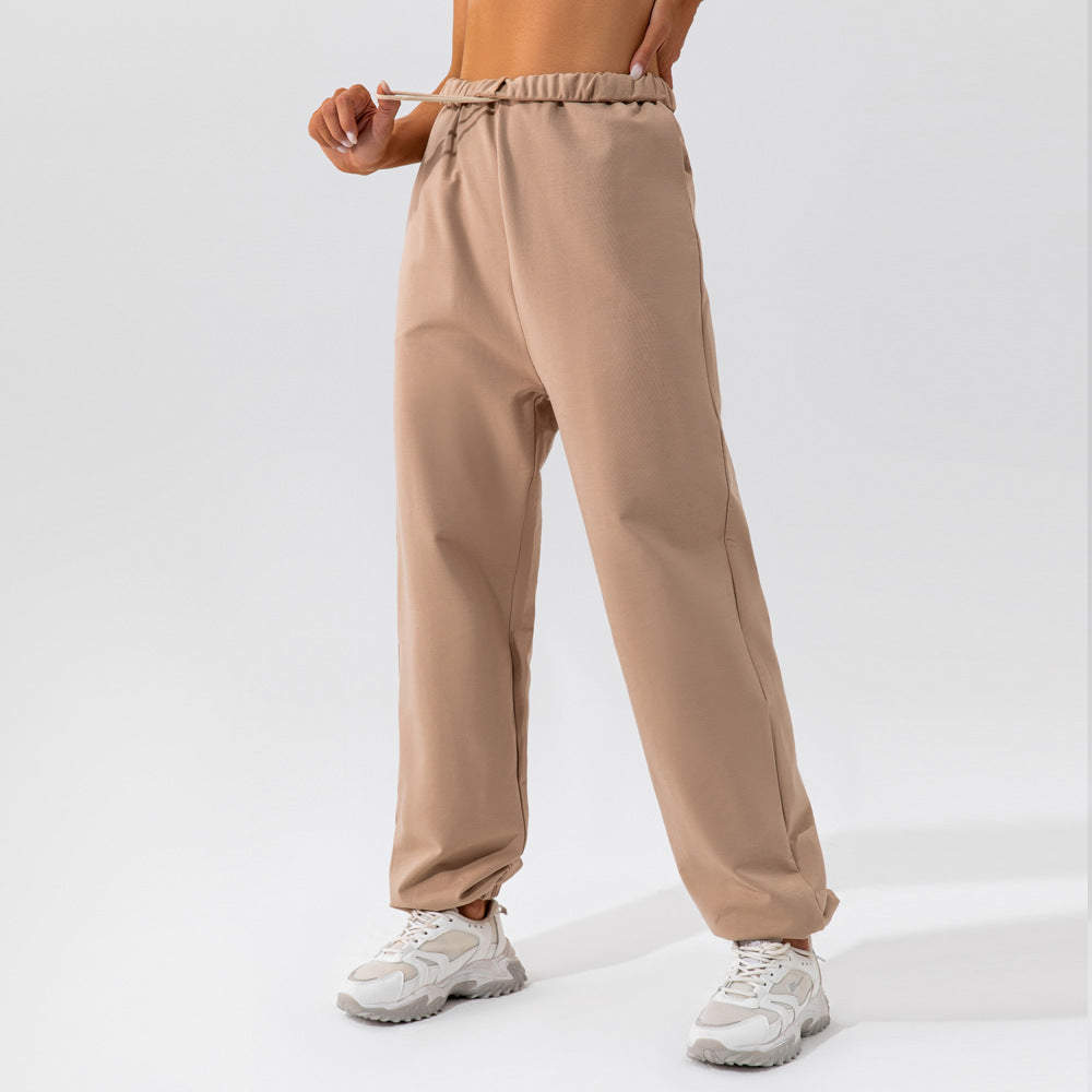 Joggers with Pocket Cotton Fabric