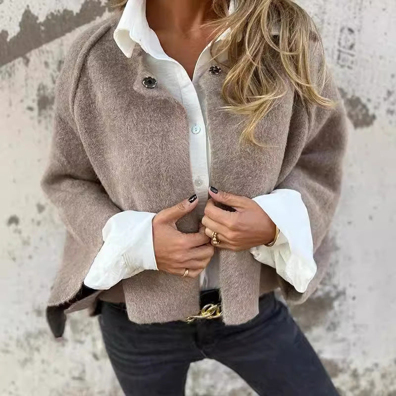 Autumn Short Coat Fashion Flare Sleeve