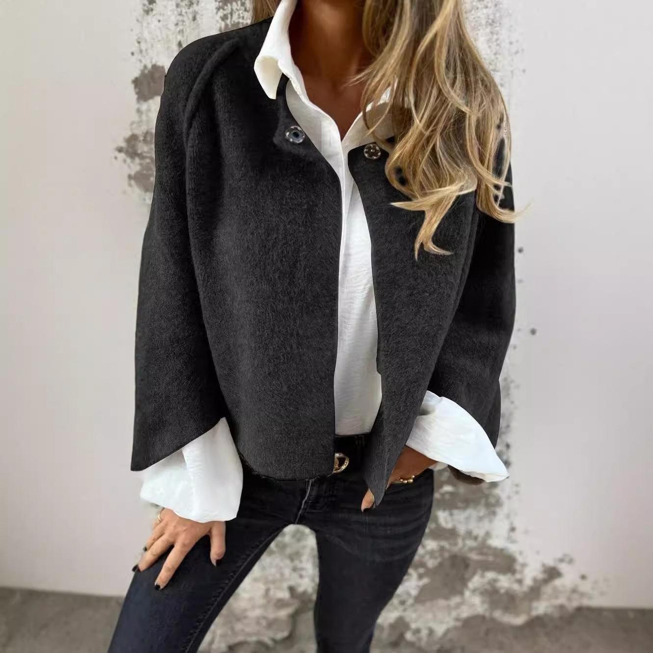 Autumn Short Coat Fashion Flare Sleeve