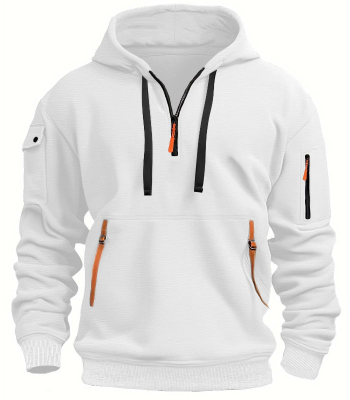 Men's Multi-pocket Casual Hoodie