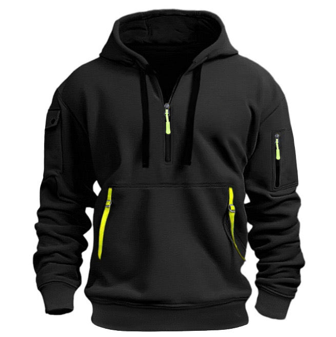 Men's Multi-pocket Casual Hoodie