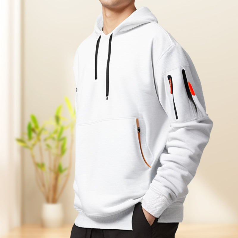 Men's Multi-pocket Casual Hoodie